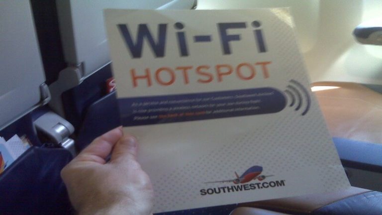 how to get free wifi on southwest plane