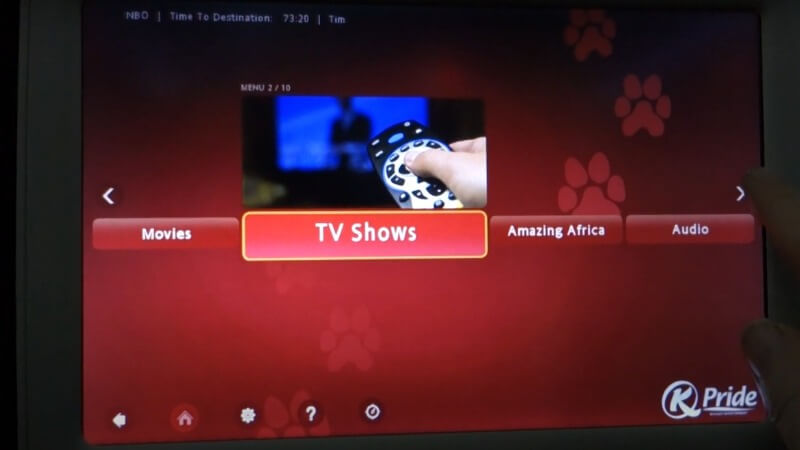 Does Kenya Airways have WiFi and inflight entertainment